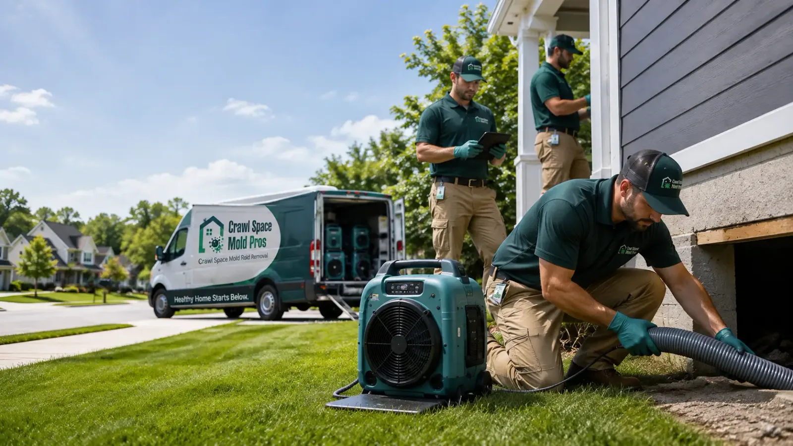 Crawl Space Mold Removal in Golden Gate, IL
